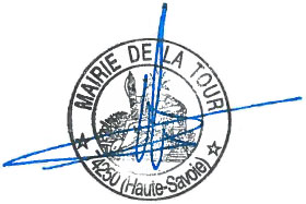 signature maire la tour